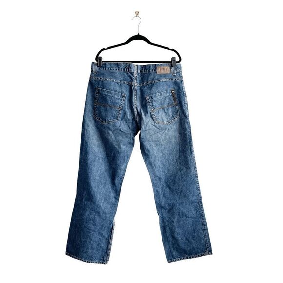 Izod Luxury Sport Mens Denim Relaxed Straight Jeans Blue 38 - Picture 3 of 9